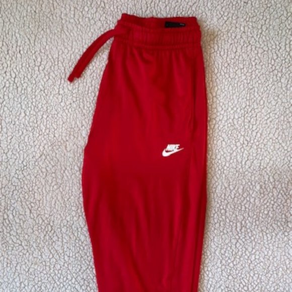 nike red tracksuit mens